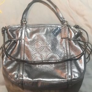 Silver metallic coach